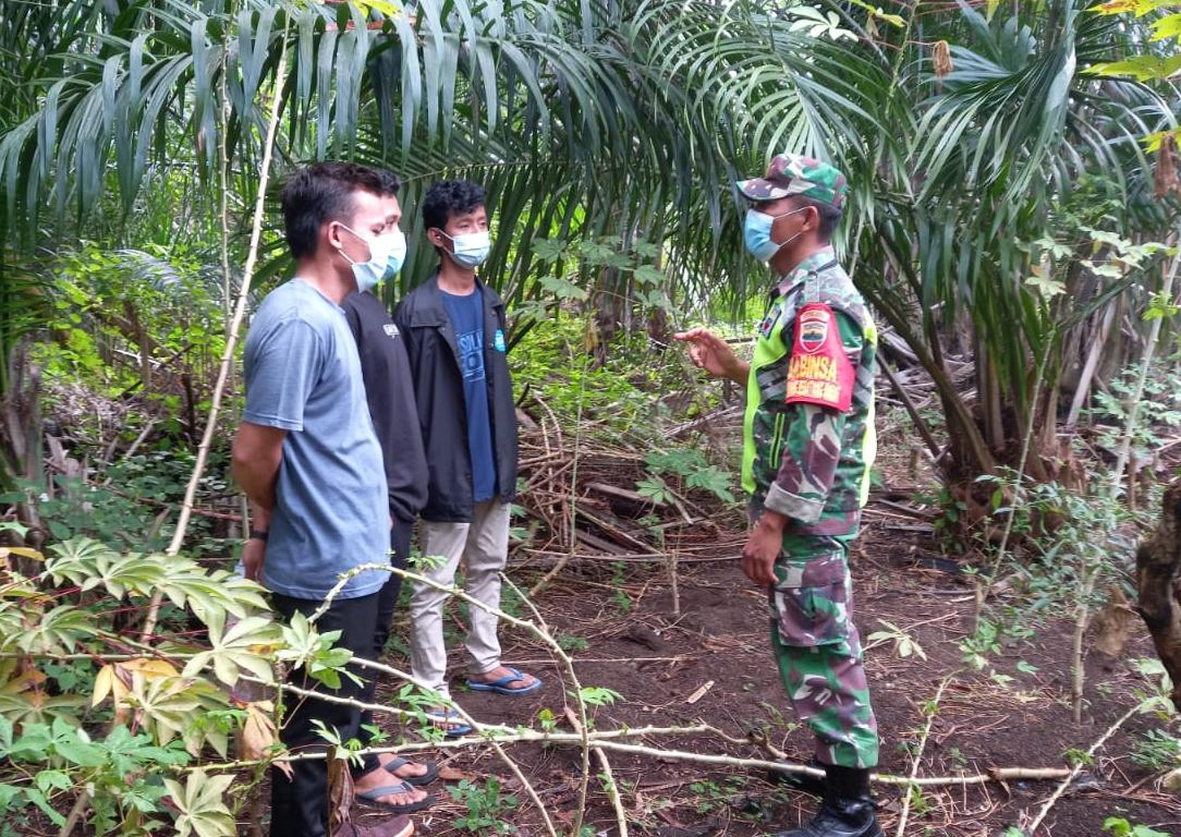 Tidak Temukan Titik Api, Sertu TH Hutagalung Sampaikan Ini