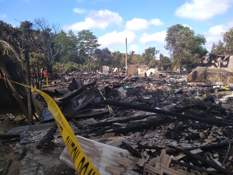 23 KK Kehilangan Tempat Tinggal, Sarifudin Mengalami Luka Bakar