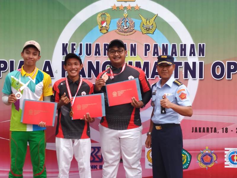Atlit Perpani Siak Raih 3 Medali Dari Panglima TNI Open 2019