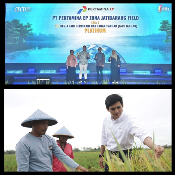 Berdayakan Petani Milenial, Pertamina EP Raih ISDA Award