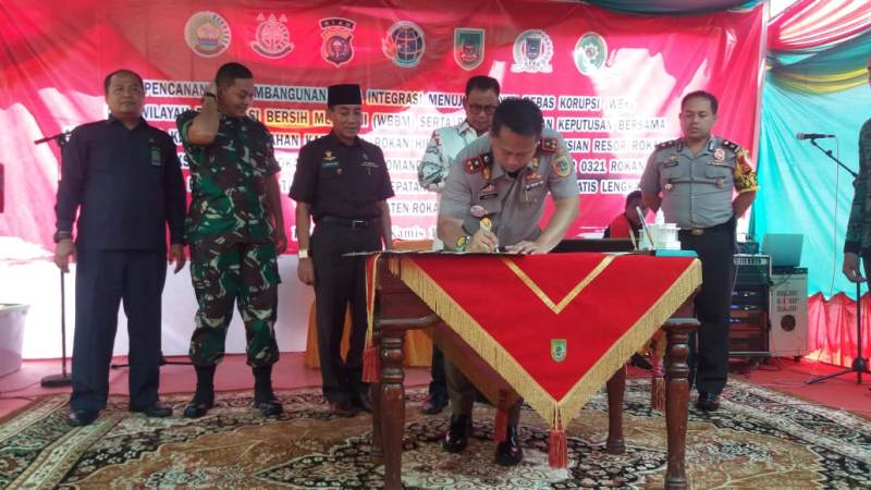 BPN Rokan Hilir Teken MoU Zona Integritas