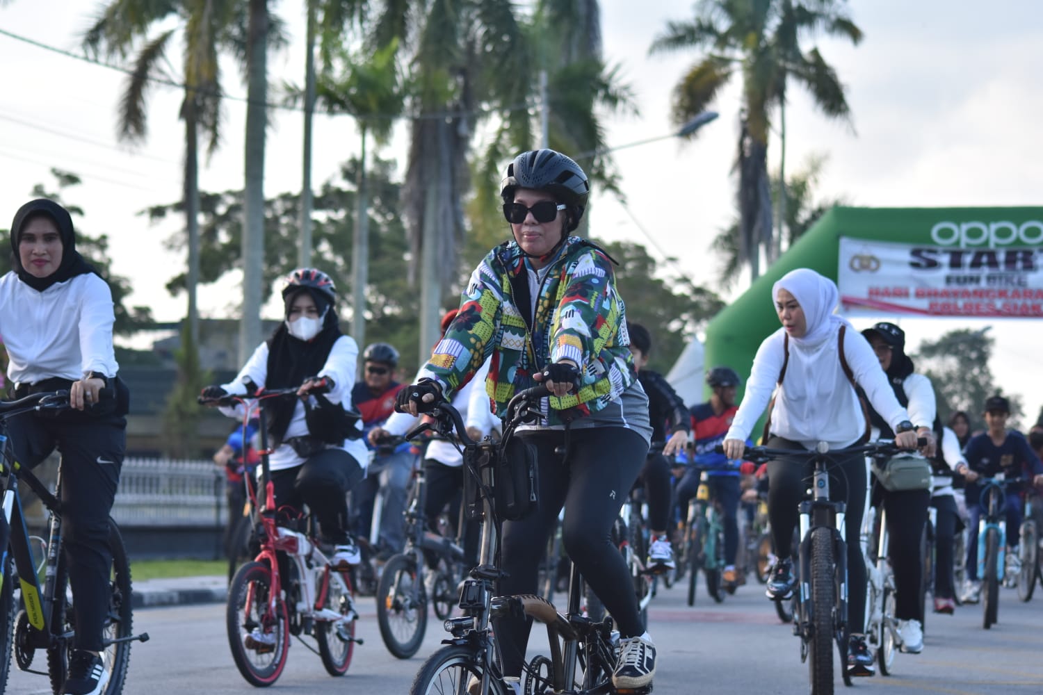 Fun Bike Dalam Rangka Menyambut Hari Bhayangkara ke - 76, Rebut Door prize Menarik