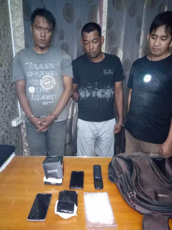 Terlibat Shabu 97,48 Gram, Warga Marpoyan Damai Dibekuk Reskrim Polsek Kubu