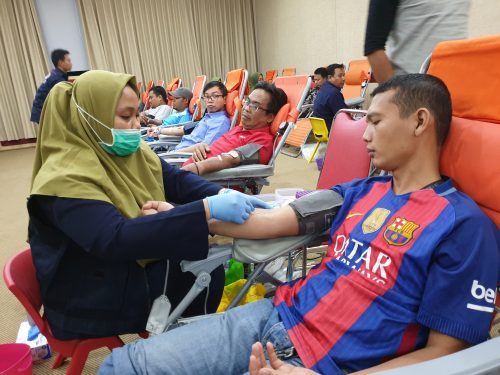 1.071 Kantong Darah Terkumpul pada KDD Ke-57 Riau Kompleks