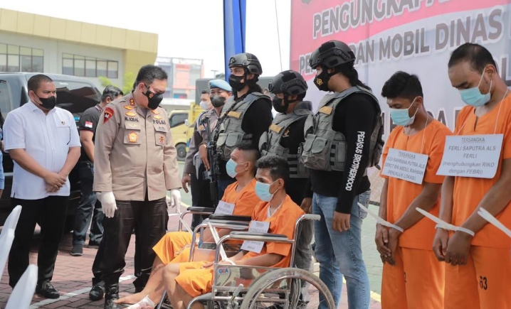 Polisi Tangkap Pembakar Mobdin Kepala Pengamanan Lapas Pekan Baru Dibakar, Ini Motifnya