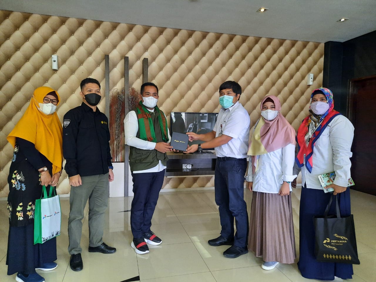 Field Manager PT Pertamina EP Lirik & Kampar Silaturahmi ke Bupati Pelalawan