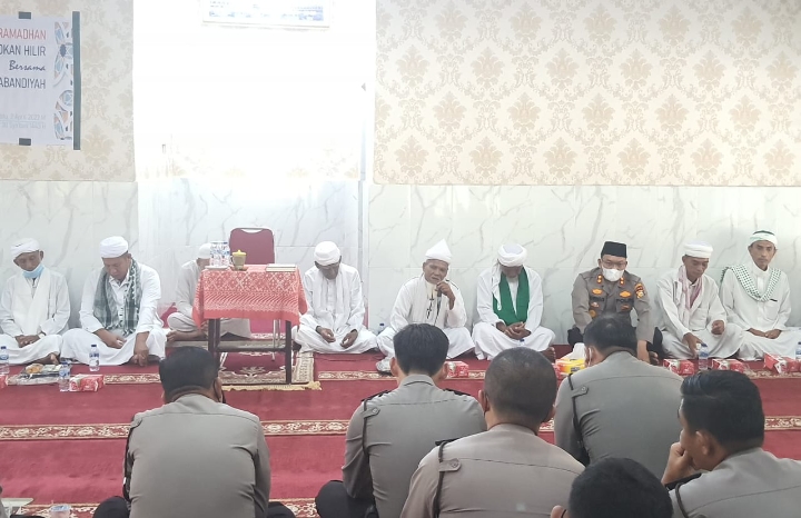 Kapolres Bersama Tharigah Naqsyabandiyah Gelar Doa & Thahrib Ramadhan