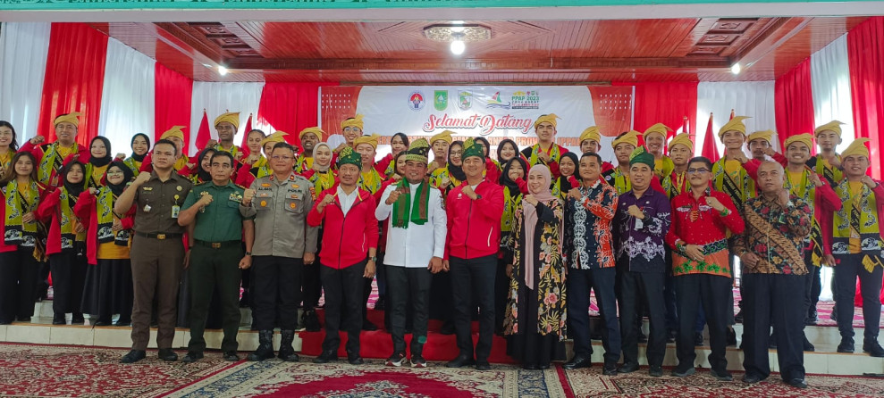 Menetap Sebulan, 35 Pemuda Pemudi se-Indonesia Tiba di Pelalawan Untuk Mengabdi ke Masyarakat