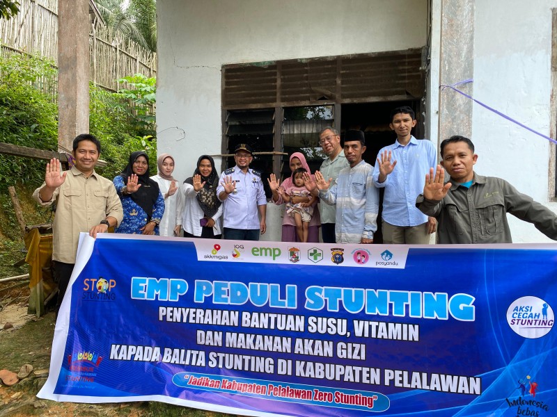 Cegah Stunting, EMP Bentu Salurkan Bantuan Gizi untuk Balita