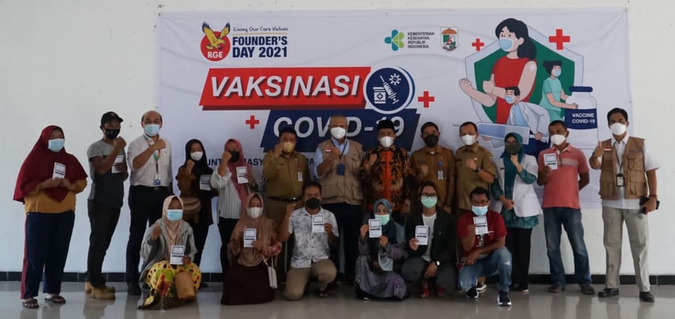 RGE Founder’s Day 2021, RAPP-APR Gelar Vaksinasi Massal Untuk Masyarakat