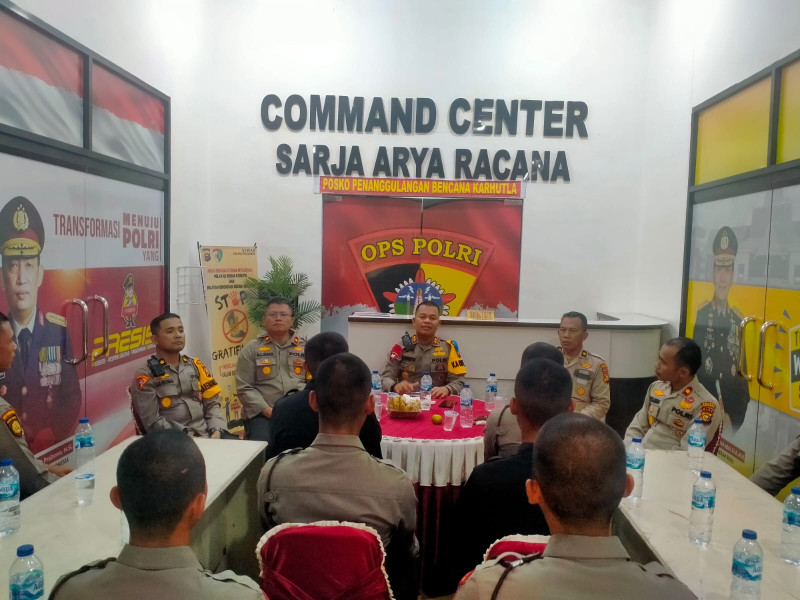 Kapolres Pelalawan AKBP Suwinto : Anggota Polri Harus Siap Bertugas Dimana Saja