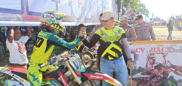 Polres Rokan Hilir Gelar Ivent Balapan Grass Track Trophy