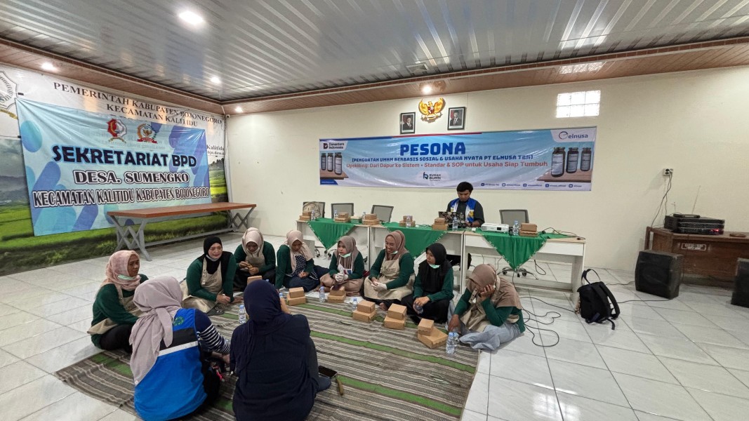 Berbagi Ilmu, Menguatkan Kehidupan: Elnusa Dorong UMKM dan Kepedulian Sosial di Bojonegoro
