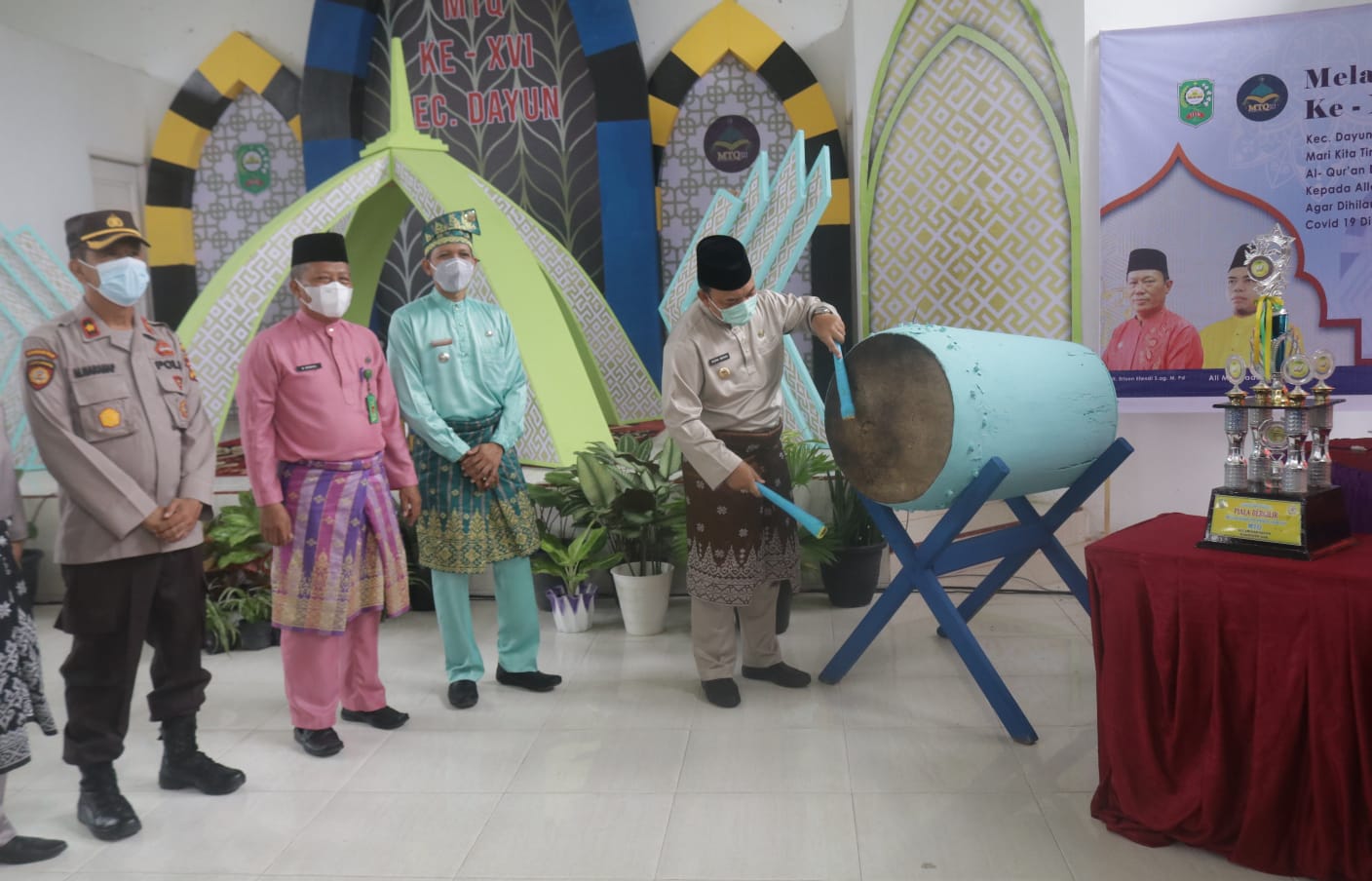 Buka MTQ Tingkat Kecamatan Dayun, ini harapan Wabup Husni