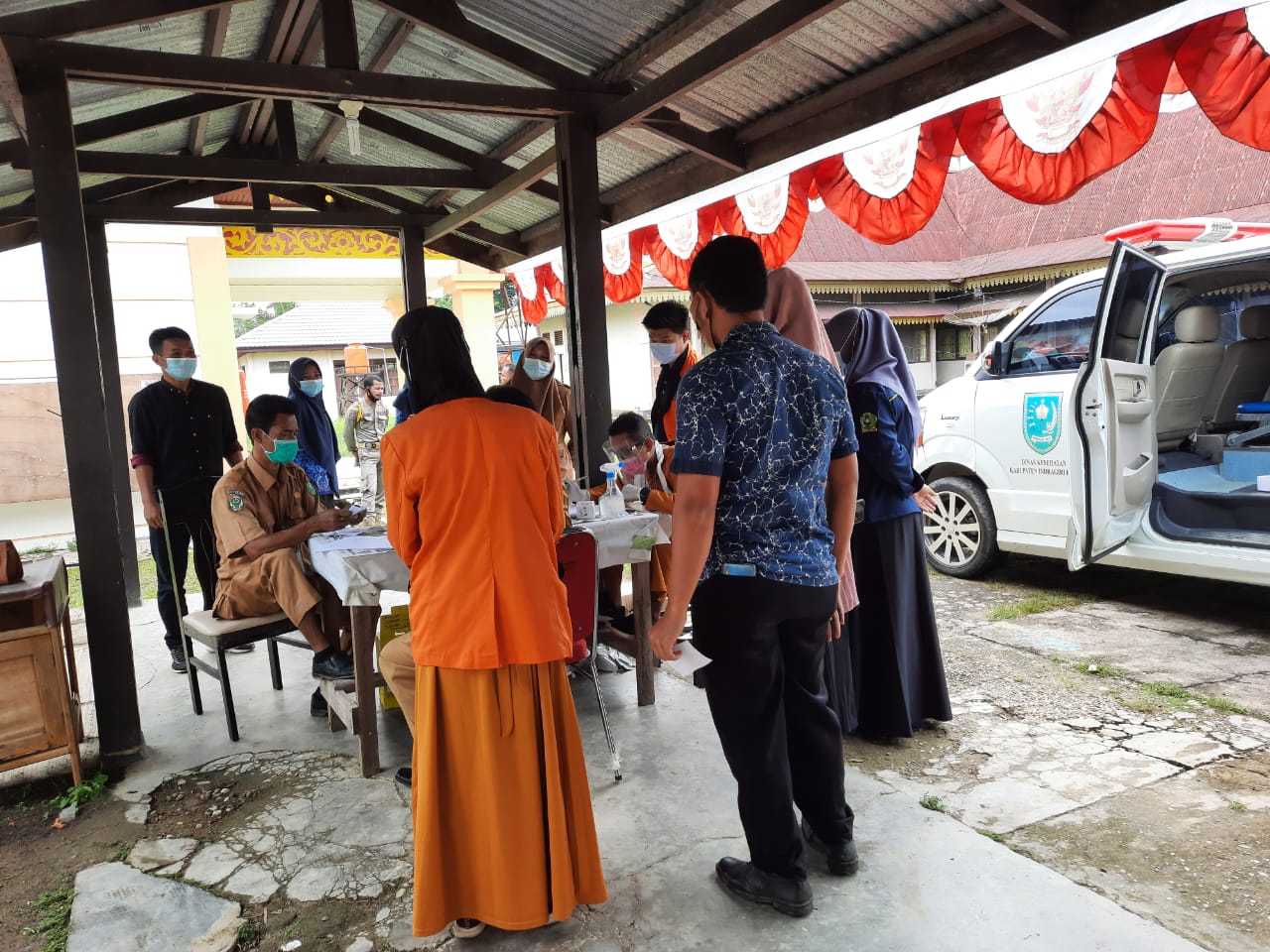 Dari 26 Orang Pegawai Kantor Camat Rengat Barat Inhu Yang di Rapid Test, 3 Reaktif