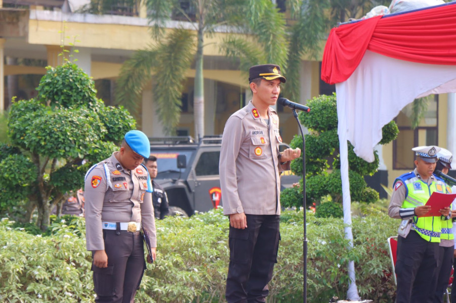 Polres Rohil Terjunkan 676 Personel Pengamanan Pilpeng Serentak 2023