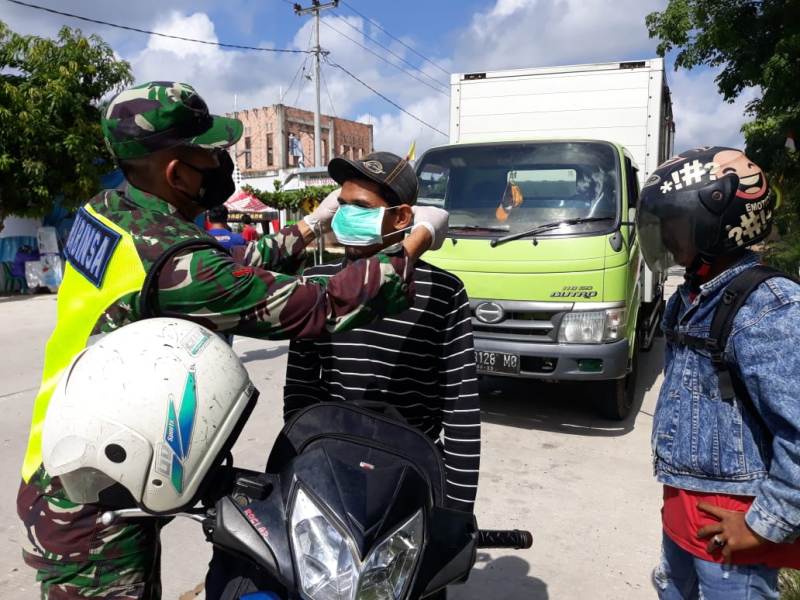 Serda Sarju Tembak Pengendara Yang Keluar masuk ke Siak