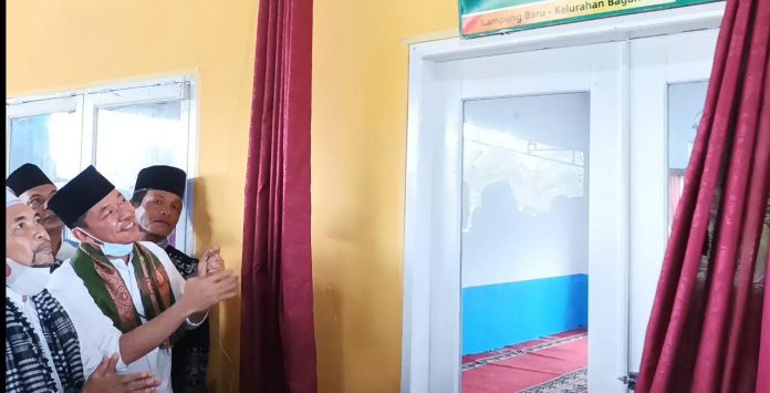 Bangun Masjid Secara Swadaya,Bupati Afrizal Sintong Apresiasi Warga Kampung Baru