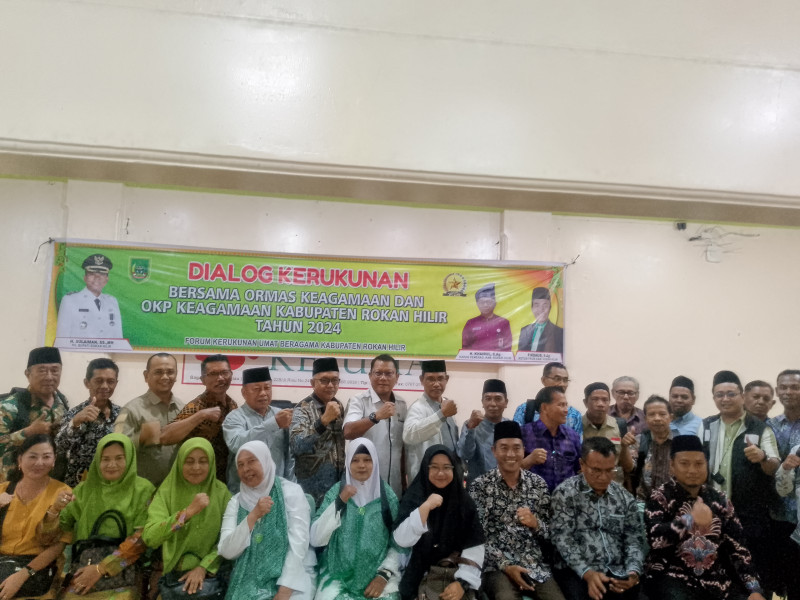 Sejukan Suasana Pilkada,   FKUB Rohil Buka Dialog Antar Umat Beragama