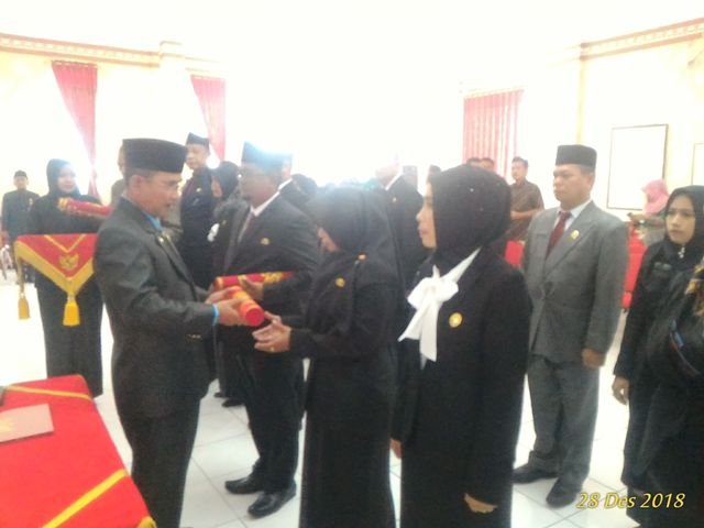 Sekda Lantik Sejumlah Pejabat Eselon III Dan IV