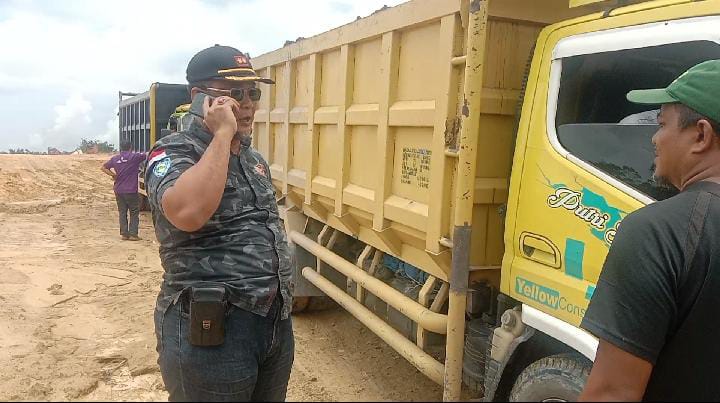 Dinas ESDM Riau Hentikan Galian C Ilegal Di Dayun