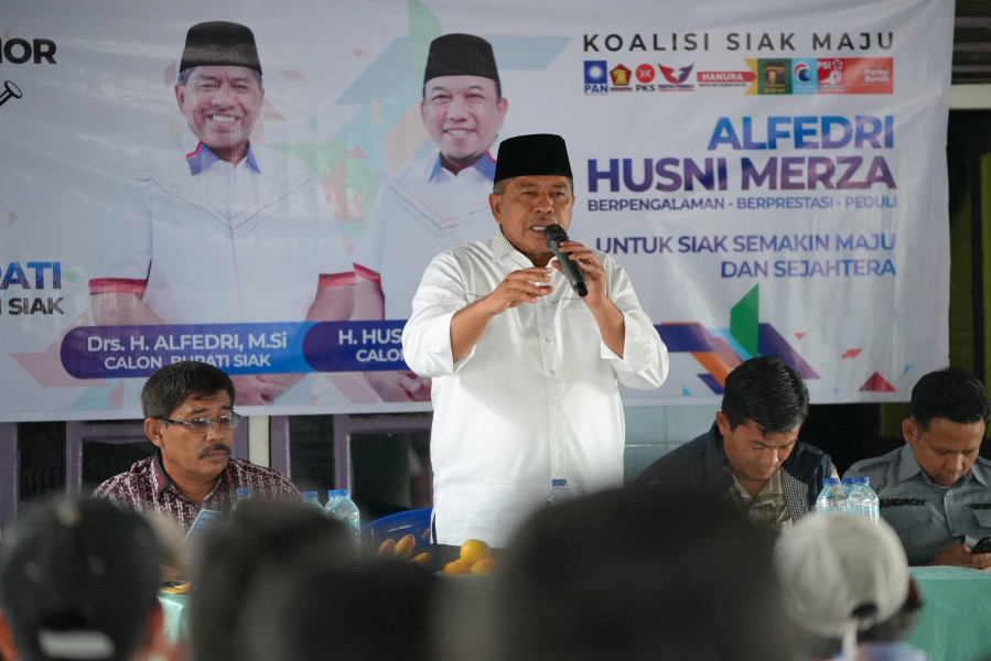 Alfedri Janjikan Pemekaran Kecamatan Kandis Jika Kembali Terpilih