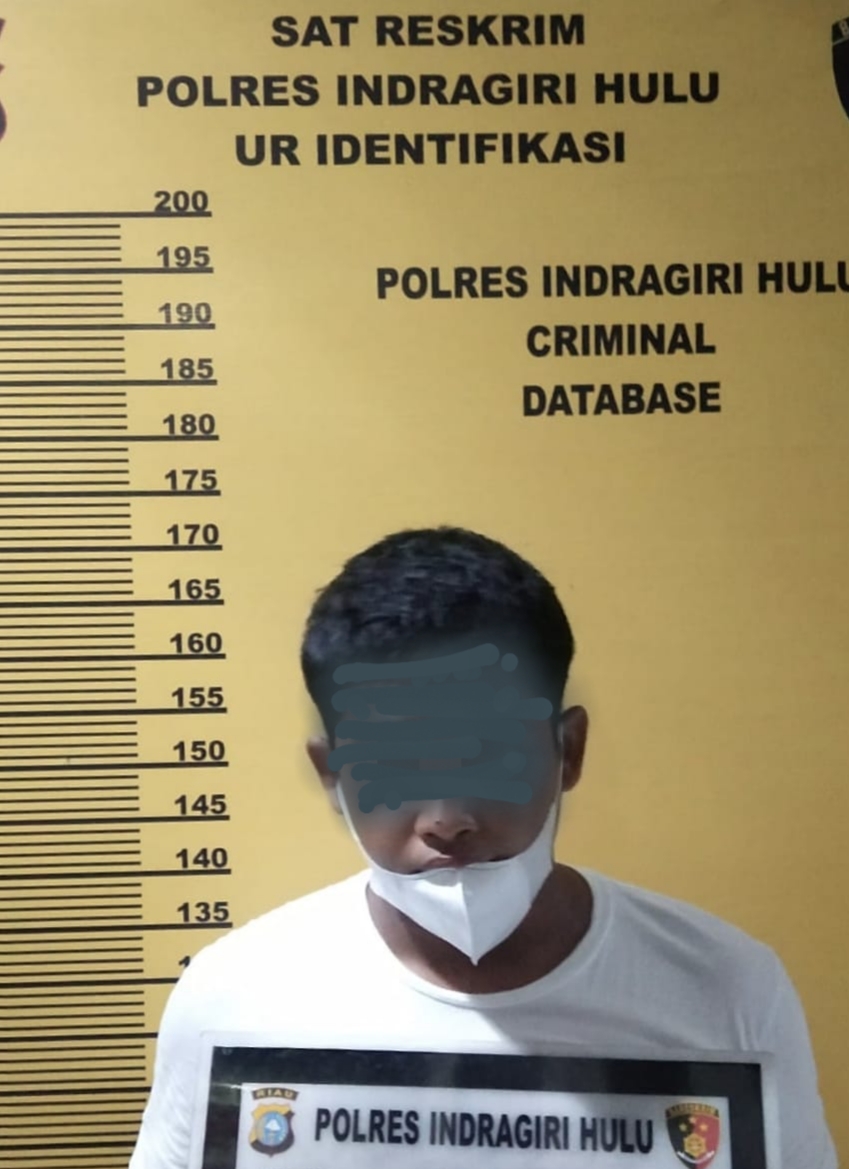 Ajak Anak Ingusan Nonton Video Porno Lalu di Perkosa, Pria Bejat Ini Diamankan Polres Inhu