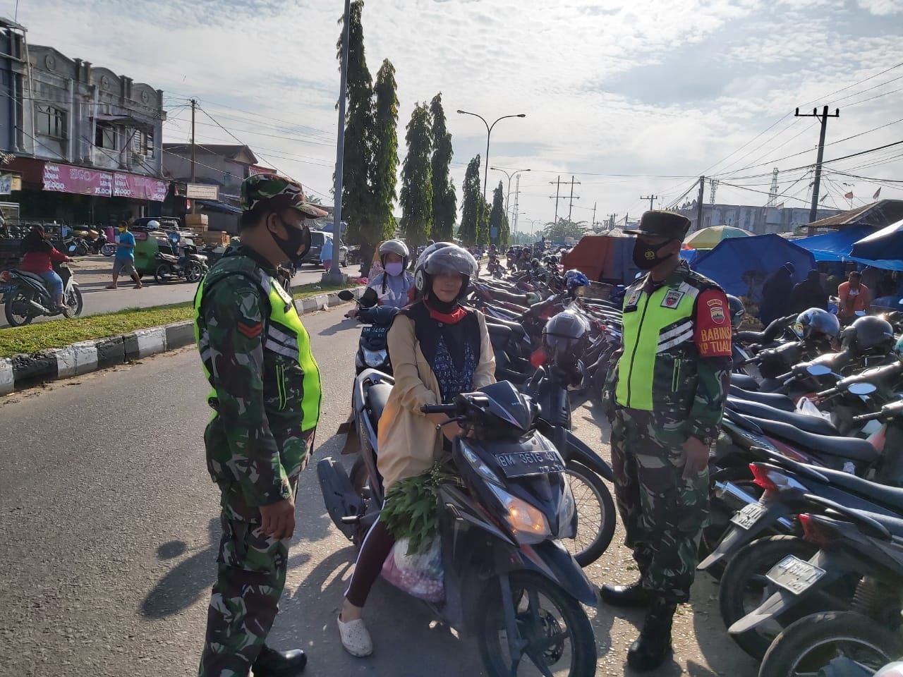Tidak Gunakan Masker di Perawang, Denda Menanti