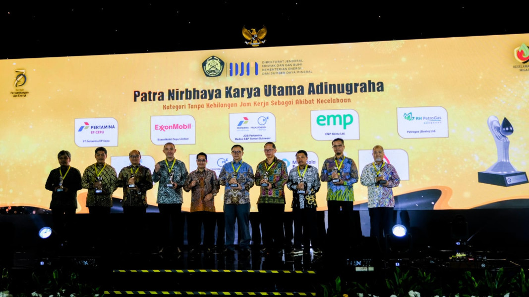EMP Bentu Limited Raih Penghargaan Patra Nirbhaya Karya Utama Adi Nugraha I dari Kementerian ESDM