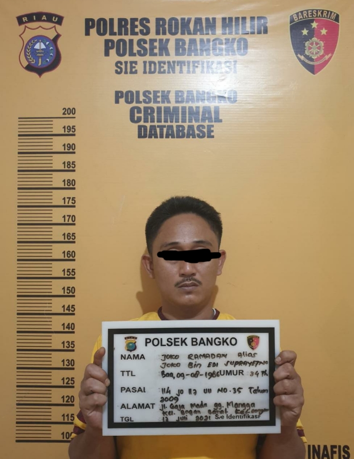 Pengakuan Tersangka, Sabu Senilai 25 Juta Dibeli Dari Edi Mex