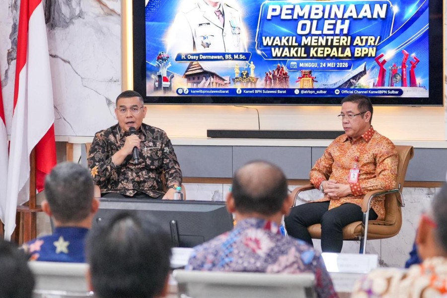 Sambangi Sulbar, Wamen Ossy Imbau GTRA Jadi Kunci Penyelesaian Konflik Tanah di Daerah