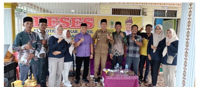 Kunjungan Reses Dapil Satu, Fraksi Golkar H.Jasmadi Harapkan  Usulan Kepentingan Masyarakat