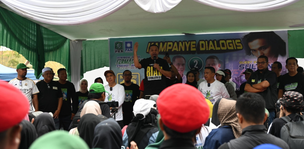 Pecah ! Ribuan Warga Inhil Ramaikan Senam Sehat Fermadani - Bermarwah