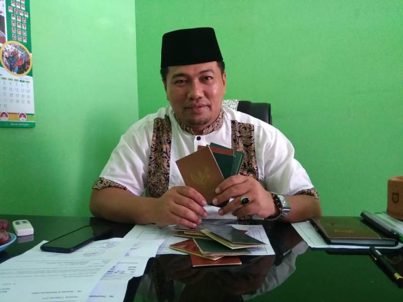 Kasus Corona Kian Meningkat, KUA Tualang Himbau Catin Nikah Dikantor KUA Tanpa Undang Orang Banyak