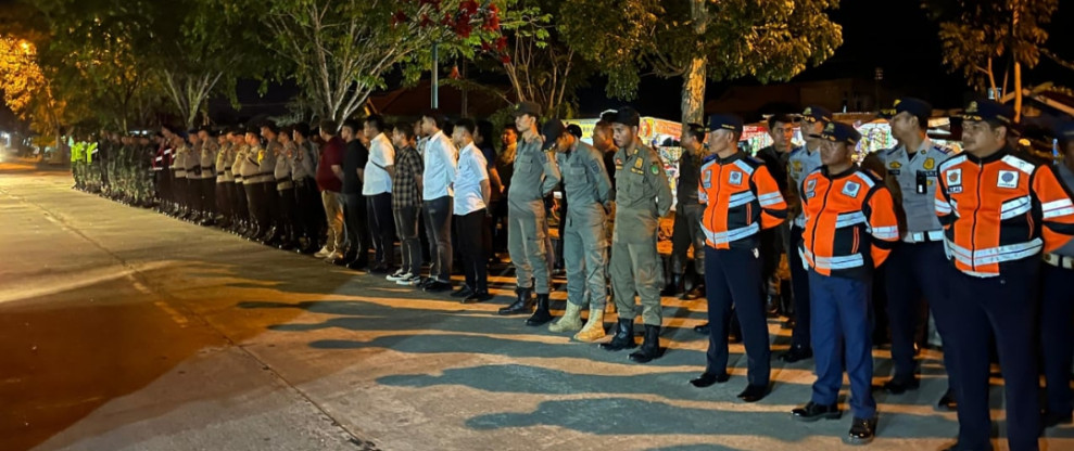 Pengamanan Pleno KPU, Kapolres Rohil Turunkan 133 Personel Gabungan