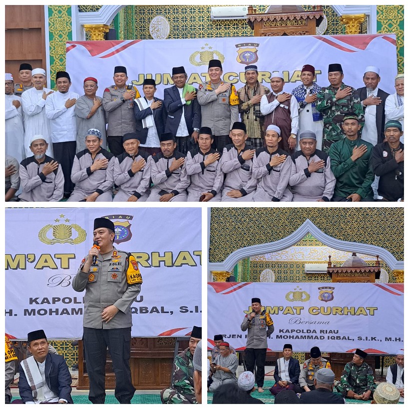 Jumat Curhat di Pangkalankerinci, Ini Kata Kapolda Riau
