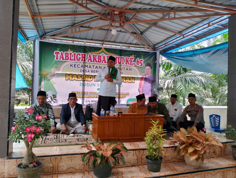 Hadiri Tabligh Akbar MUI ke 65, Bupati Zukri Sampaikan Program Prioritas Pemkab Pelalawan