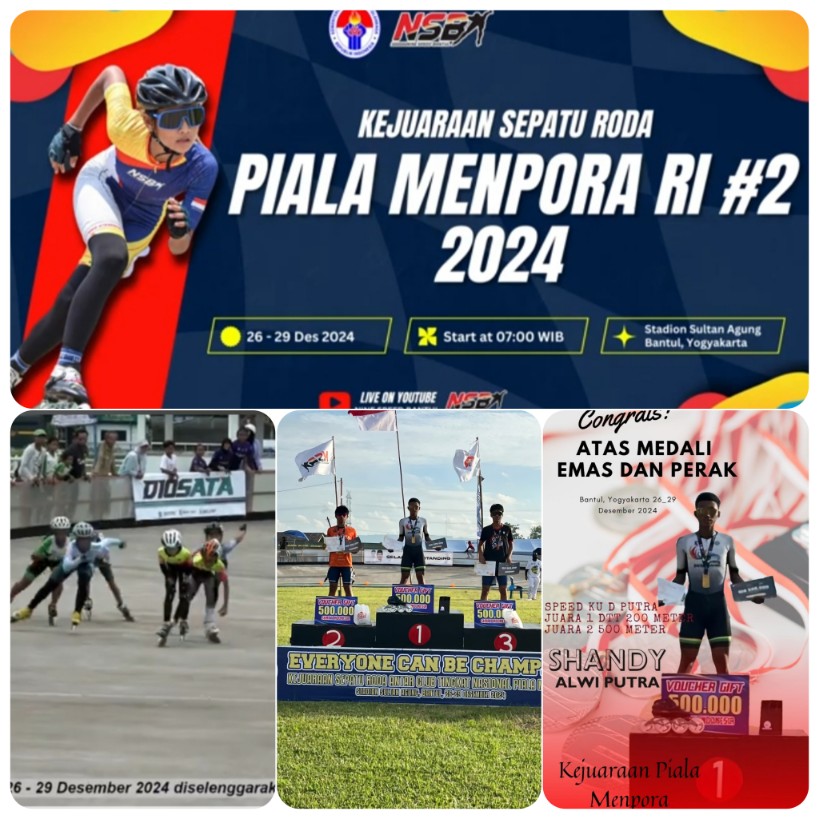 Raih Medali Emas dan Perak di Kejuaraan Sepatu Roda Piala Kemenpora 2024, Ini Kata Ketua KONI Pelalawan