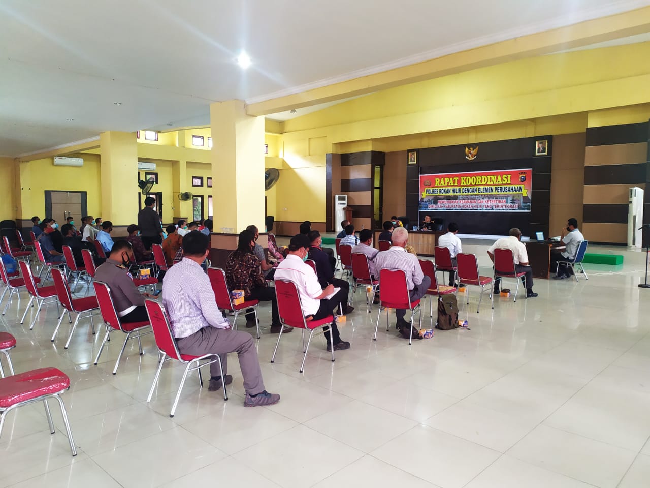Rakor Kamtibmas, Polres Rohil Dorong Perusahaan Pasang CCTV
