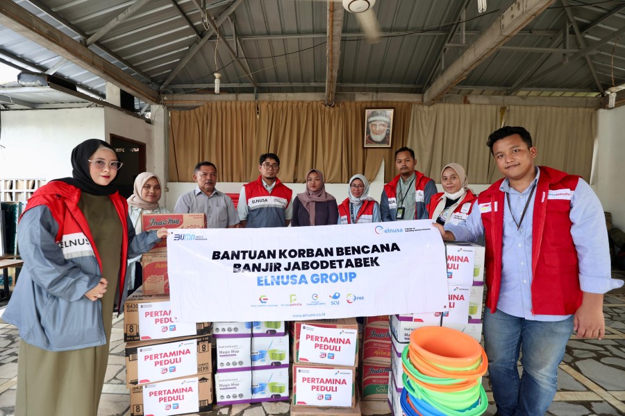 Dari Perwira Elnusa untuk Sesama, Elnusa Hadir untuk Warga Terdampak Banjir