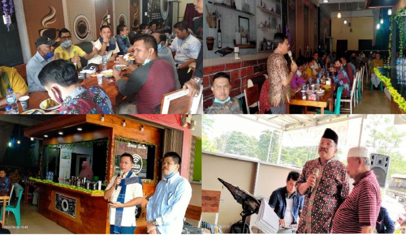Pererat Silaturahmi, Husni Tamrin-Edi Sabli Ngopi Bareng Dengan Para Pendukung
