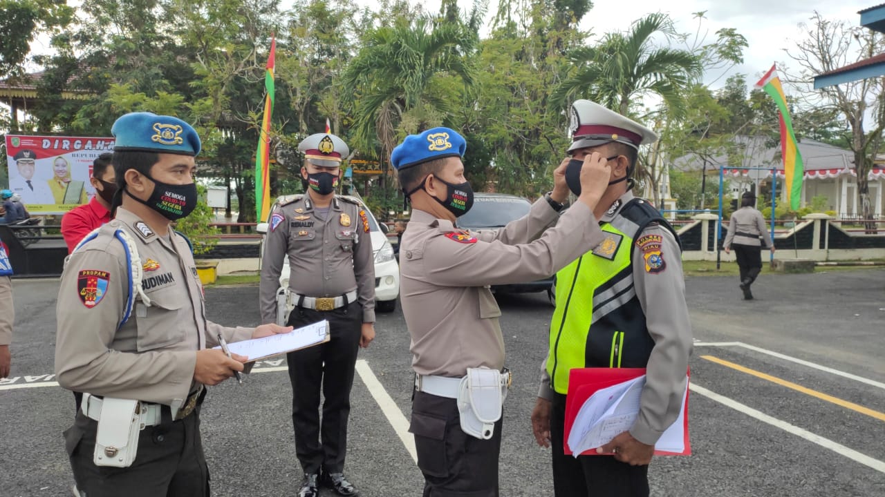 Ratusan Personel Polres Inhu Dirazia Propam