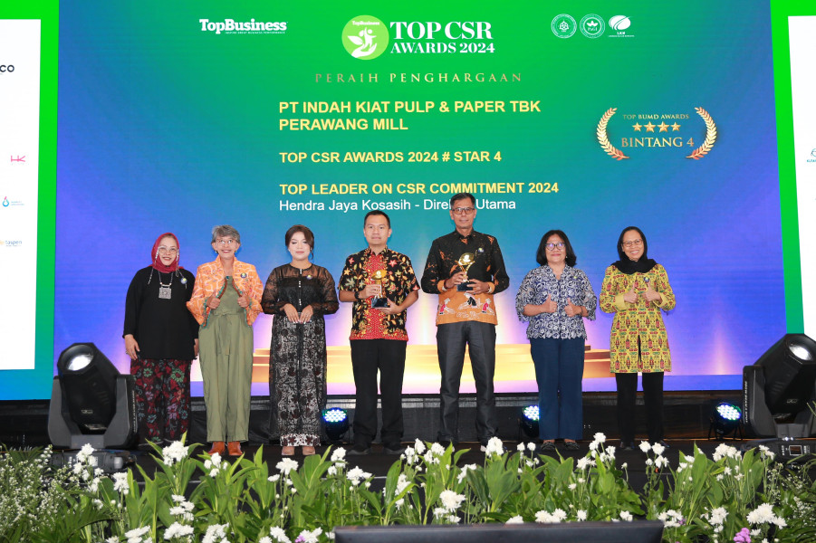 Beri Manfaat Sosial Kepada Masyarakat, PT IKPP Perawang Raih TOP CSR Awards 2024