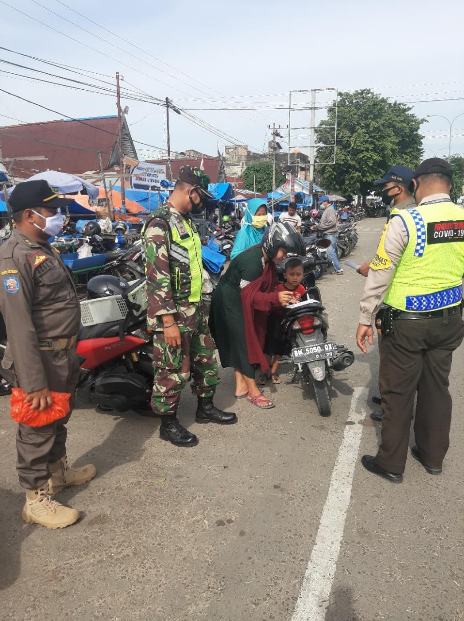 Karena Tidak Pakai Masker, 4 Warga Terjaring Operasi Yustisi