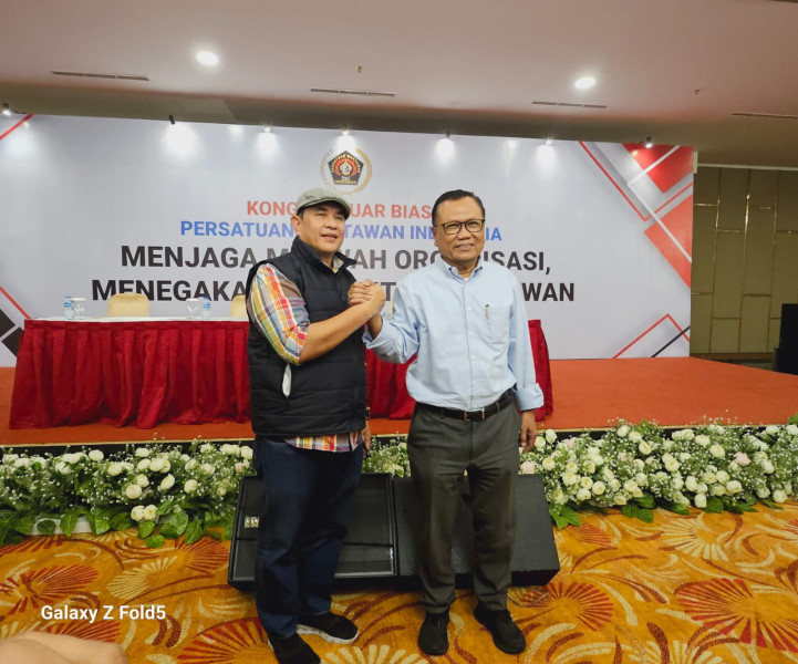 Terpilih Secara Aklamasi Pada KLB PWI, Zulmansyah Sekedang Jadi Ketum Periode 2023-2028