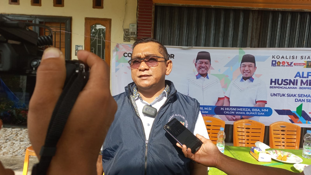Kampanye di Sungai Apit, Zulfi Mursal : Informasi Jual Beli Lahan KITB Itu 'Hoax'