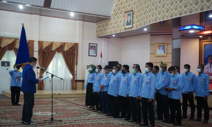 HNSI Rohil Dilantik,  Bupati Dukung HNSI Berantas Ilegal Fishing