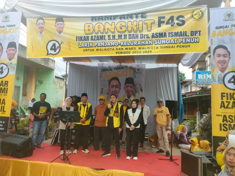 Fikar-Asma janji Melanjutkan Pembagunan Tembok Penahan Cangking Yang Dibangun di Masa Pak AJB