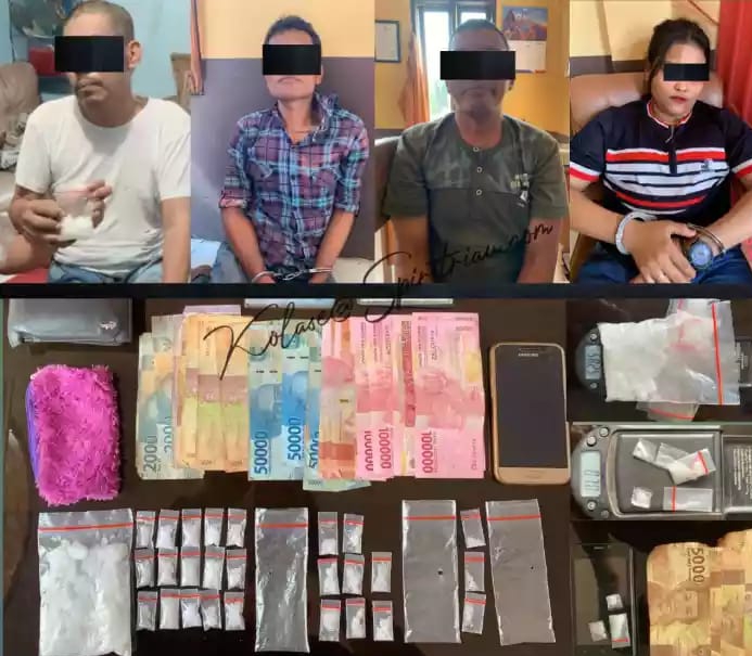 Empat Orang Diciduk Karena Narkoba, Satu Orang PNS Lapas