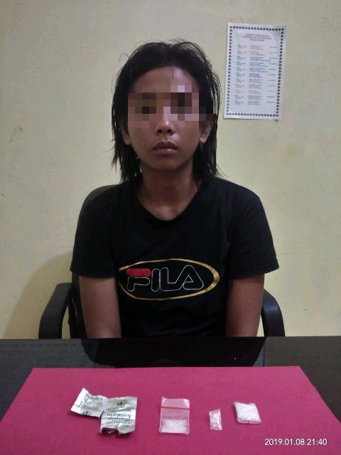 Simpan Sabu Dibawah Stang Sepeda Motor, KS Diamankan